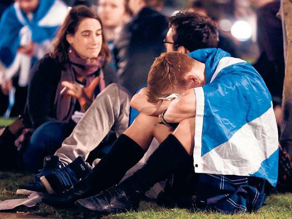 I say yes, you say no. Es war die Nacht in Schottland, von der sich die einen das Größte erhofft und von der die anderen das Schlimmste erwartet haben.