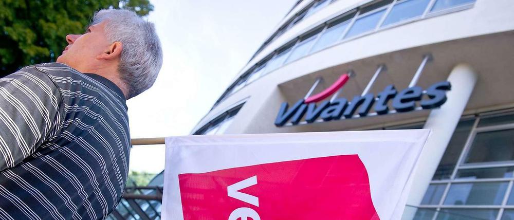 Immer wieder Ziel von Protest: die Vivantes-Zentrale in Berlin-Reinickendorf.