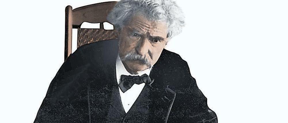Schriftsteller Mark Twain.