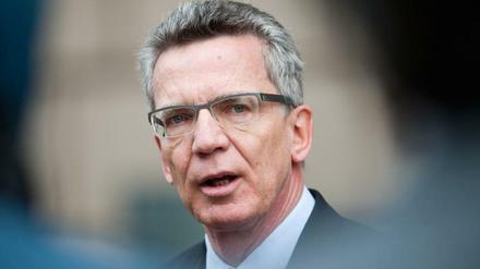 Bundesinnenminister Thomas de Maizière (CDU).