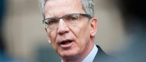 Bundesinnenminister Thomas de Maizière (CDU).
