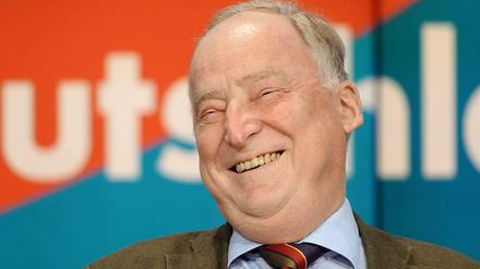 Fraktions- und Parteichef Alexander Gauland stellt die Landtagsabgeordneten der AfD in Potsdam vor.