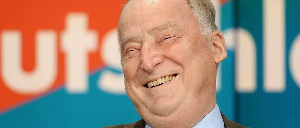 Fraktions- und Parteichef Alexander Gauland stellt die Landtagsabgeordneten der AfD in Potsdam vor.
