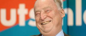 Fraktions- und Parteichef Alexander Gauland stellt die Landtagsabgeordneten der AfD in Potsdam vor.
