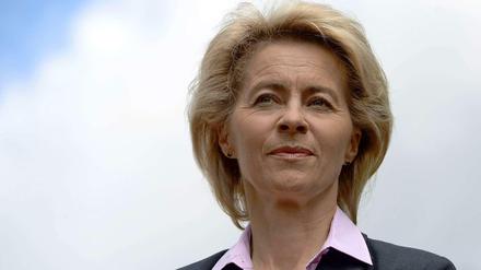 Soldaten in Ebola-Gebiete. Ursula von der Leyen, Bundesverteidigungsministerin.