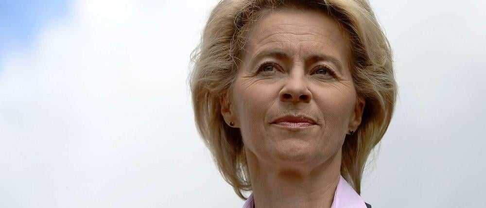 Soldaten in Ebola-Gebiete. Ursula von der Leyen, Bundesverteidigungsministerin.