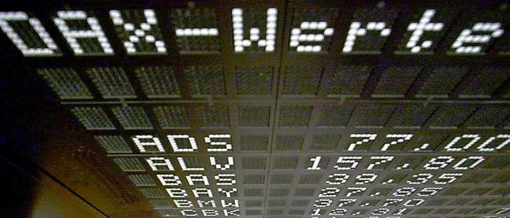 Beliebt bei ausländischen Investoren: Dax-Werte.