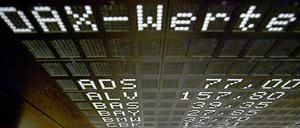 Beliebt bei ausländischen Investoren: Dax-Werte.