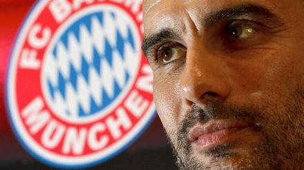 Ausnahme Marti Perarnau: Bayern-Trainer Pep Guardiola kann sich aussuchen, mit wem er redet.