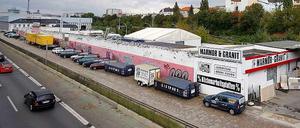 Bestandsschutz. Auf dem Gelände an der Stadtautobahn hinter dem Bauhaus-Markt dürfen sich keine Supermärkte ansiedeln.
