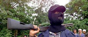 Ein Kämpfer der Abu Sayyaf. 