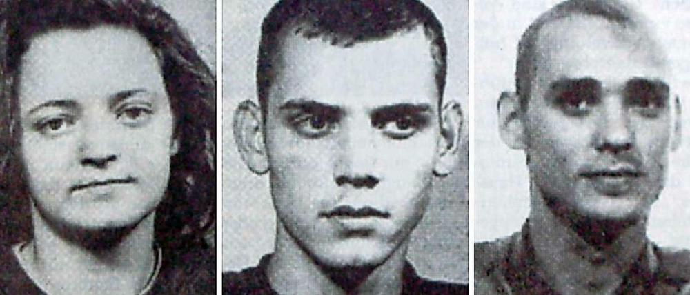 Aufbrausend und berechnend - so beschreibt ein Zeuge im NSU-Prozess den späteren Terroristen Uwe Böhnhardt (mitte.)