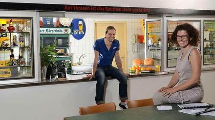 Die zwei aus der Kantine. Franziska Muche und Stefan Kreißig organisieren Lesungen in Wedding. 