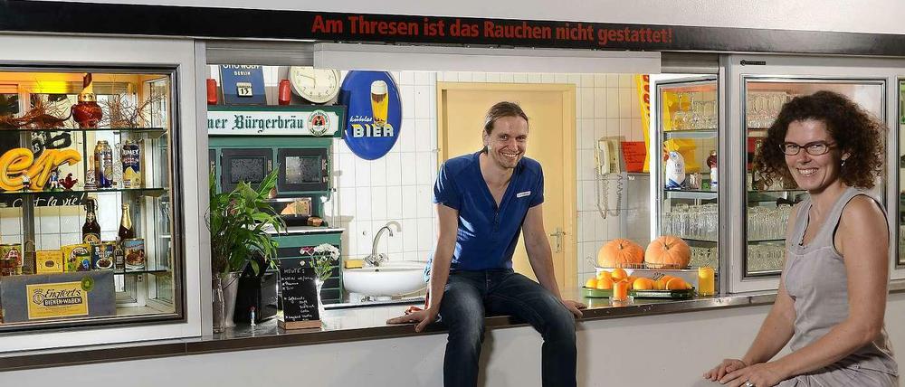 Die zwei aus der Kantine. Franziska Muche und Stefan Kreißig organisieren Lesungen in Wedding.