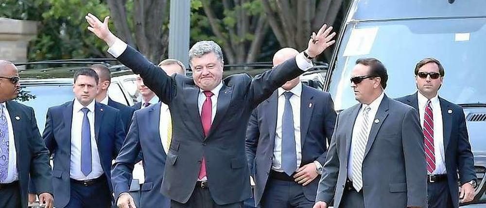 Der ukrainische Präsident Petro Poroschenko will die Ukraine zum Mitglied der EU machen.