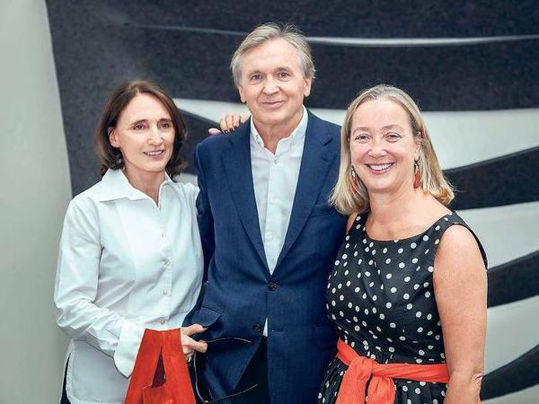 Anne und Wolfgang Titze mit der österreichischen Kunstmanagerin Agnes Husslein-Arco.
