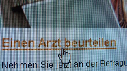 Das Stethoskop war zu kalt. - In Internet-Portalen können Patienten ihre Ärzte beurteilen.
