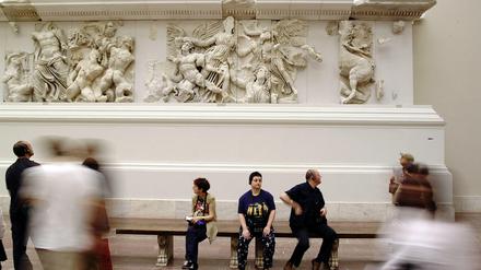 Schnell noch mal angucken: das Fries des Pergamonaltars