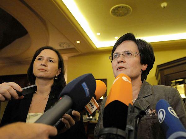 Anja Siegsmund und Christine Lieberknecht