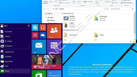 Mit dem neuen Windows kehrt das Startmenü auf den Desktop zurück.