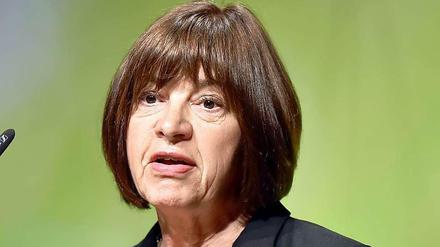 Die Fraktionschefin der Grünen im EU-Parlament, Rebecca Harms.
