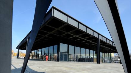 Die Neue Nationalgalerie in Berlin.