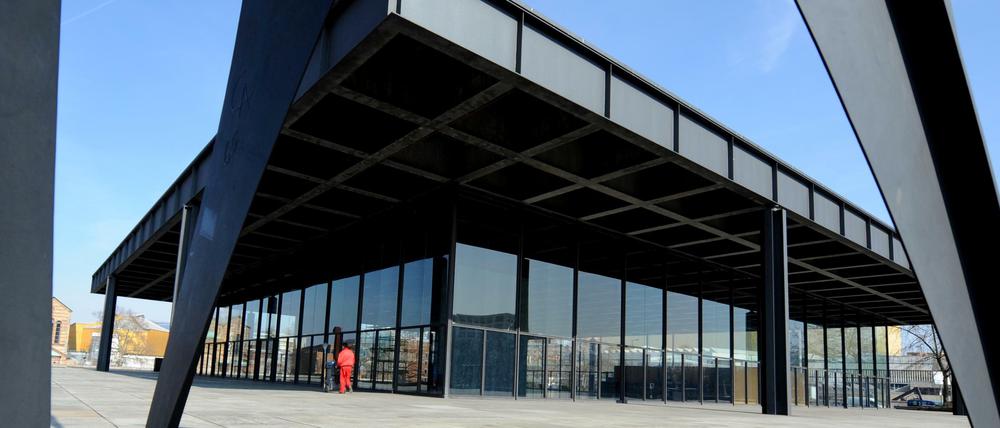 Die Neue Nationalgalerie in Berlin.