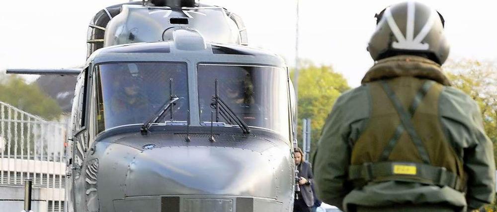 Ein Bordhubschrauber der Bundeswehr. Viele dieser Hubschrauber sind nicht einsatzbereit.