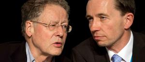Konrad Adam und Bernd Lucke von der Alternative für Deutschland
