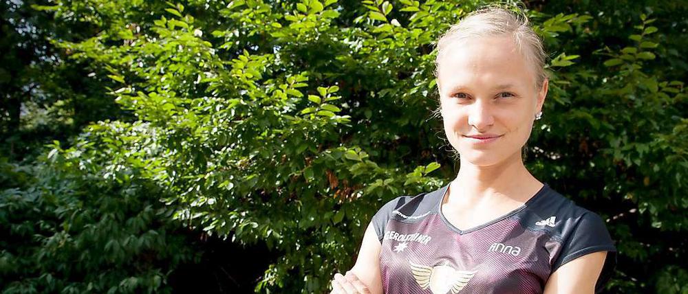 Anna Hahner ist vor ihrem Start in Berlin guter Dinge.