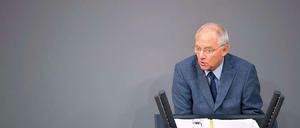 Finanzminister Wolfgang Schäuble: Die Rechnungsprüfer warnen davor, bei den Verhandlungen zum Länderfinanzausgleich die Schuldenbremse zu lockern.