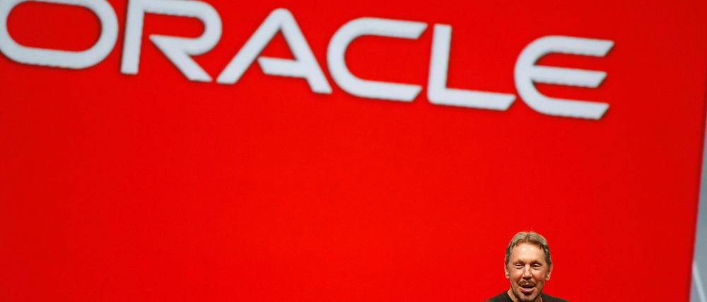 Oracle, im Bild Firmengründer Ellison, expandiert und eröffnet in Deutschland zwei Rechenzentren..