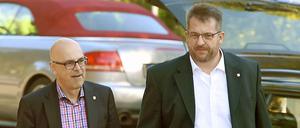 Ministerpräsident Torsten Albig und der Staatskanzleichef Stefan Studt.