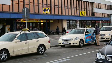 Das Terminal am Flughafen Schönefeld.