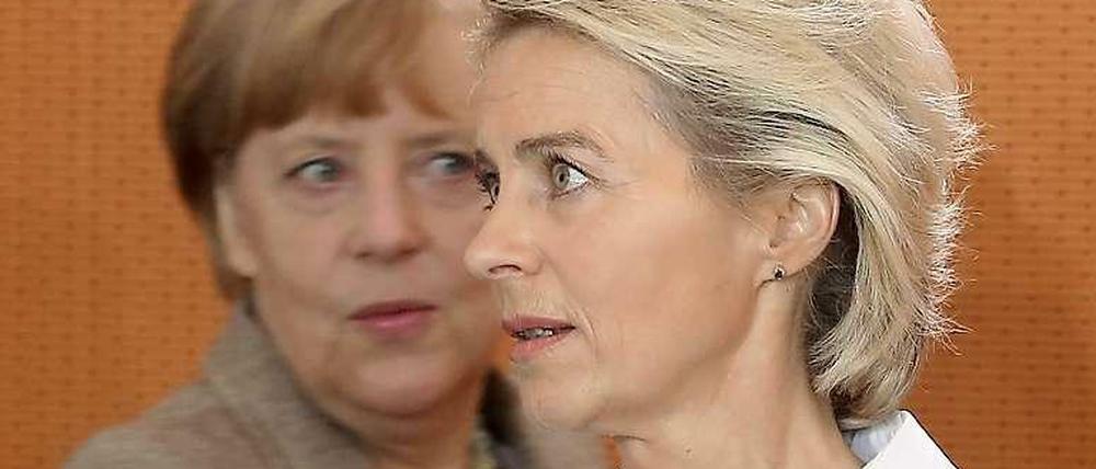 Schwierige Aufgabe. Ursula von der Leyen steht unter Beobachtung.