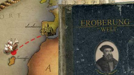 Die beiden Entdecker Ferdinand Magellan und Sir Francis Drake nehmen euch mit auf eine Entdeckungsgreise nach Amerika.