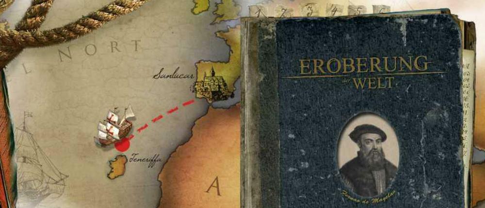 Die beiden Entdecker Ferdinand Magellan und Sir Francis Drake nehmen euch mit auf eine Entdeckungsgreise nach Amerika.
