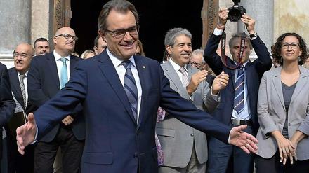 Artur Mas, Kataloniens Regierungspräsident.
