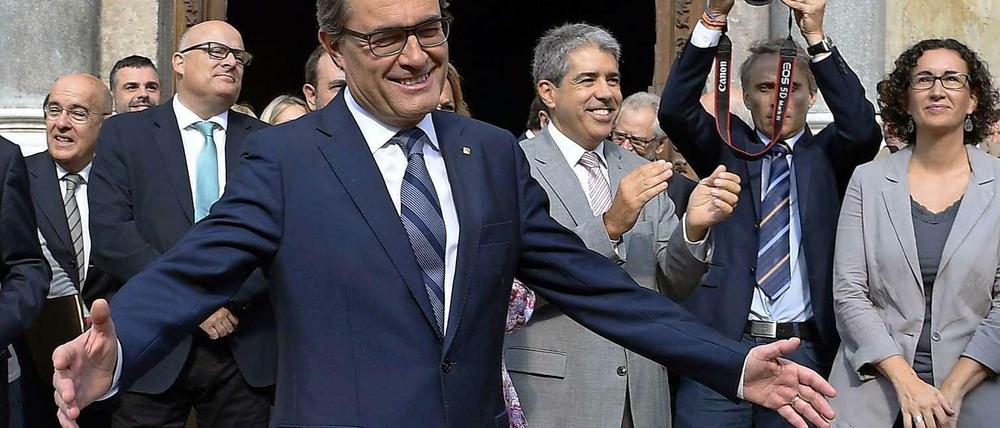 Artur Mas, Kataloniens Regierungspräsident.