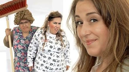 Idil Baydar (re.) mit ihren Figuren Gerda Grischke und Jilet Ayse