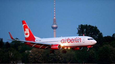 Flugzeug von Air Berlin.