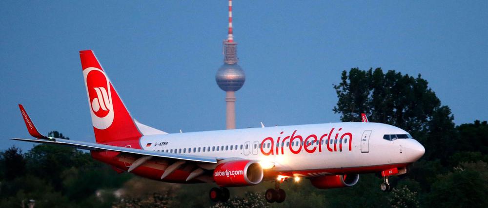 Flugzeug von Air Berlin.