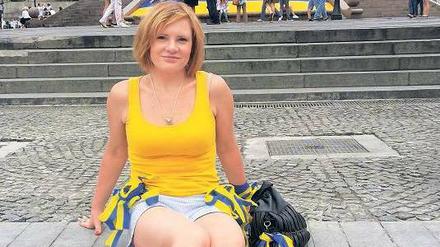 Anna Ryschenko in Kiew.
