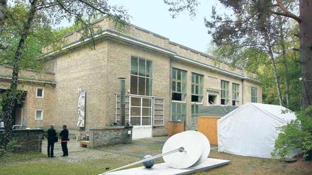 Baustelle. Das ehemalige Atelier von Arno Breker am Käuzchensteig 8.