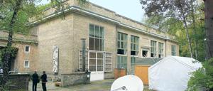 Baustelle. Das ehemalige Atelier von Arno Breker am Käuzchensteig 8.