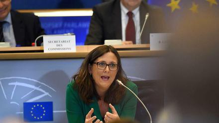 In Erklärungsnot: Die designierte EU-Handelskommissarin Cecilia Malmström.