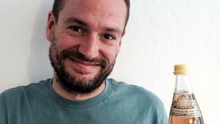 Bastian Heuser mit seiner Gekko-Mate.