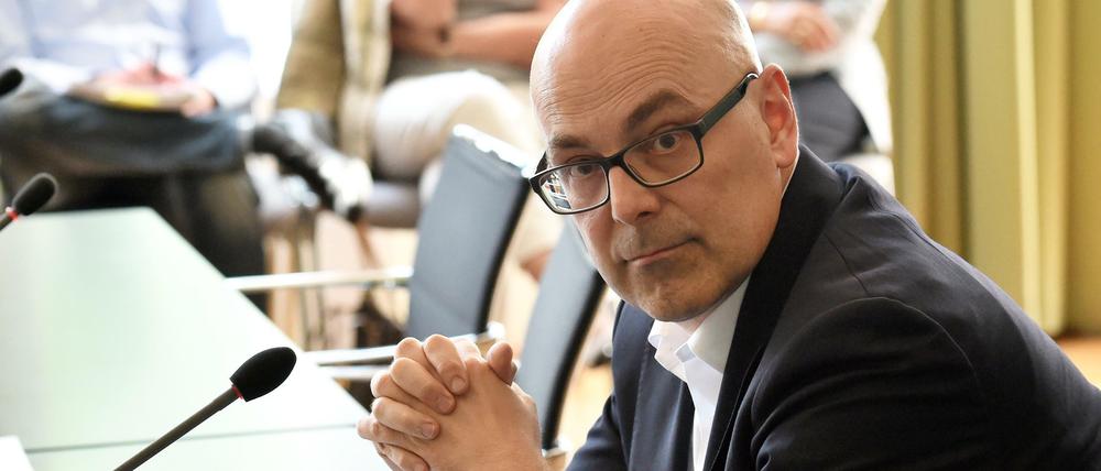 Im Landtag von Kiel hat Torsten Albig, SPD, nur eine Stimme Mehrheit.
