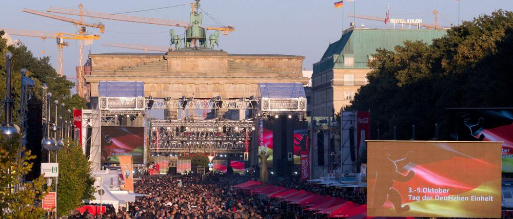 So sieht es aus, wenn Deutschland den 3. Oktober in Berlin feiert. Dieses Jahr ist jedoch Hannover an der Reihe - und die Niedersachsen fangen bereits am 2. Oktober an.