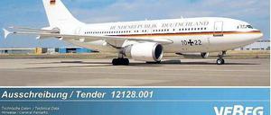 Der Airbus A310-304 brachte Helmut Kohl, Gerhard Schröder und Angela Merkel ans Ziel. Künftig soll er Sturzflüge für die Weltraumforschung absolvieren.